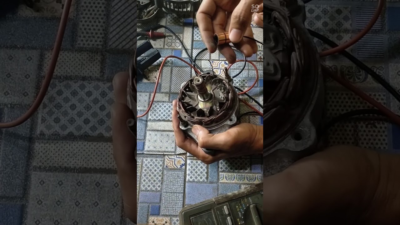CEK DINAMO AMPER MOBIL ZEBRA DAN GANTI SLIP RING