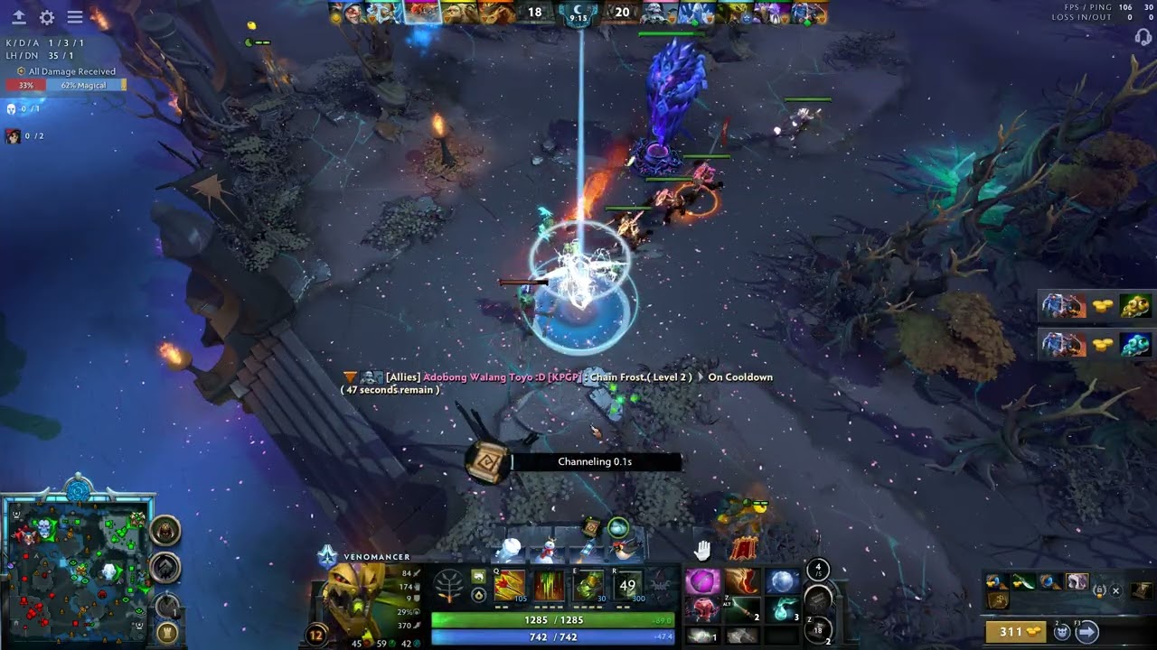 VENOOBMANCER MID CARRIED BY TEAM VS 14 WIN STREAK MEEPOOO