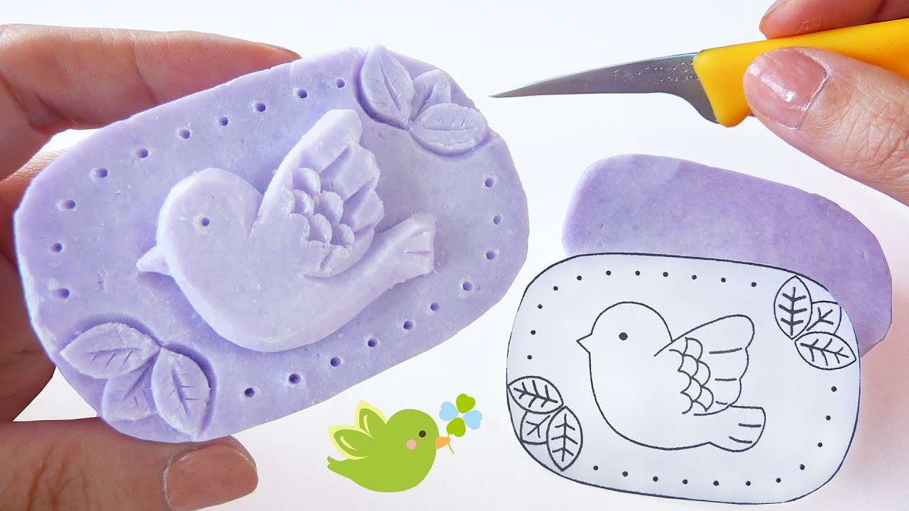 SOAP CARVING | Flying Bird | Free Printable Template | For Beginners | Easy |