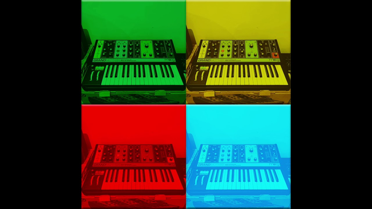 Synth JS Bach || Air on the G String || Moog Grandmother Quartet