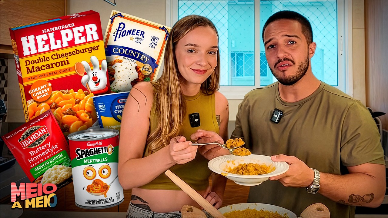 GRINGA COZINHA: MACARRÃO DE HAMBÚRGUER | #MEIOAMEIO #19