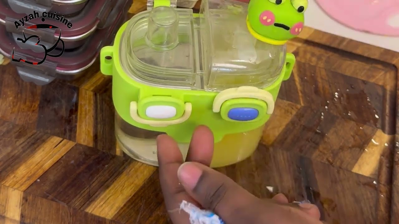 My kids school lunch box episode 53 - danwake recipe - ayzahcuisine