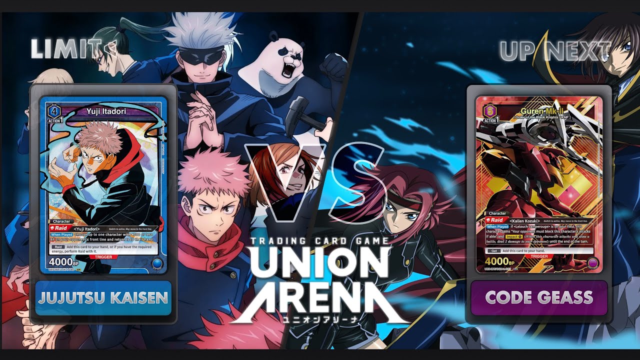 Union Arena Round 2: Blue JJK vs Purple Code Geass! | Union Arena
