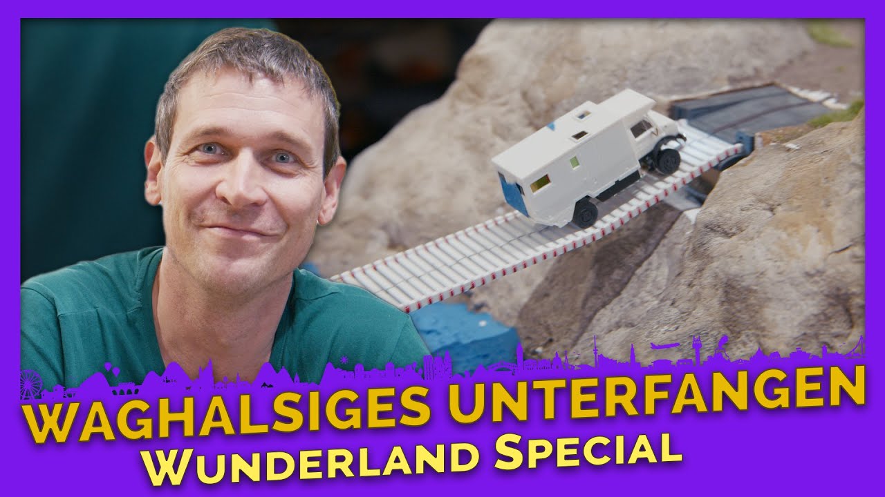 ÜBER DIE SCHLUCHT: Hält die wackelige Hängebrücke? | Wunderland Special | Miniatur Wunderland