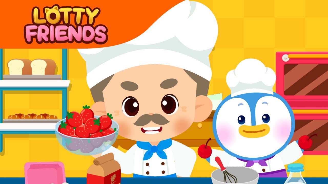 The Baker Song 👨🏻&zwj;🍳🧁| Kids Songs & Nursery Rhymes | Job Song | I Am a Pastry Chef