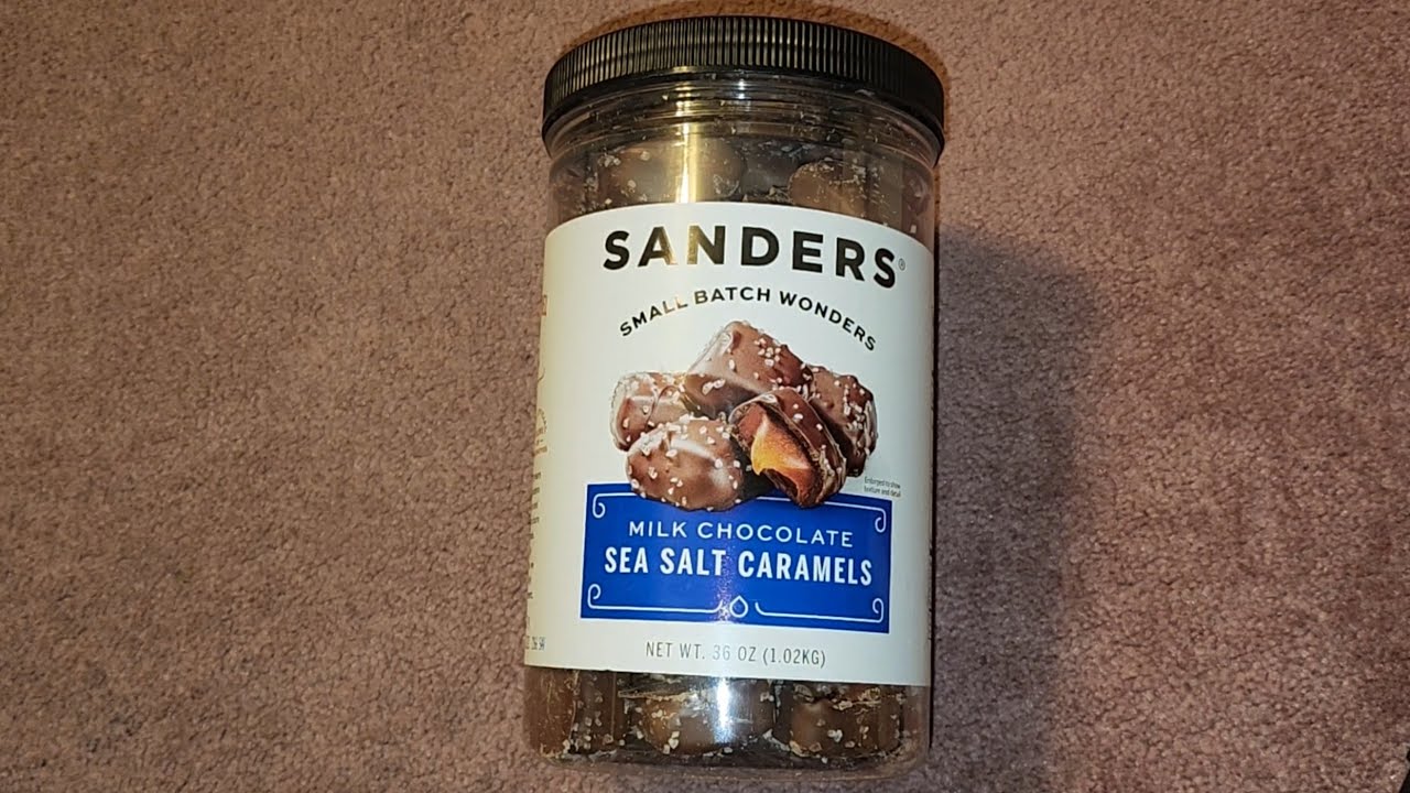 Costco Sale Item Review Sanders Milk Chocolate Sea Salt Caramels Taste Test