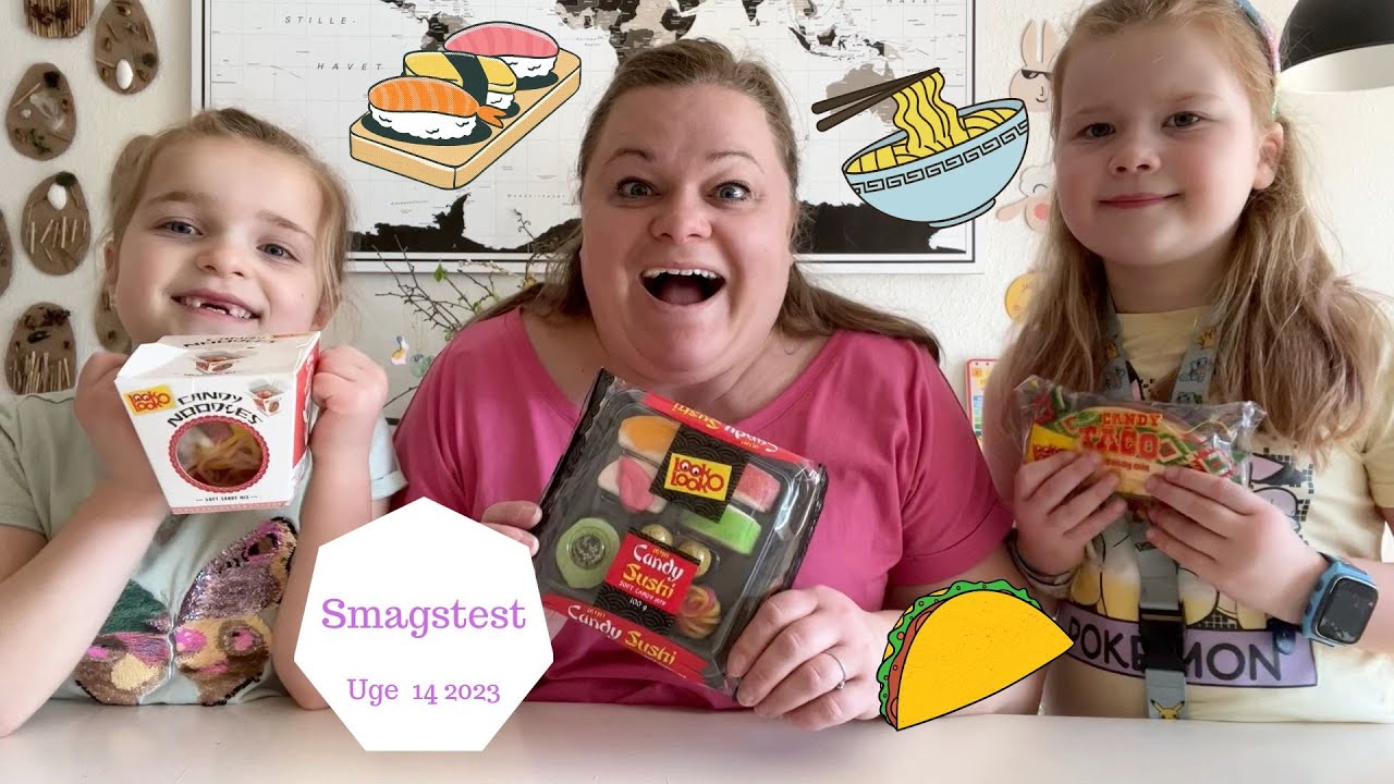 SMAGSTEST - SLIK SUSHI, TACO OG NUDLER