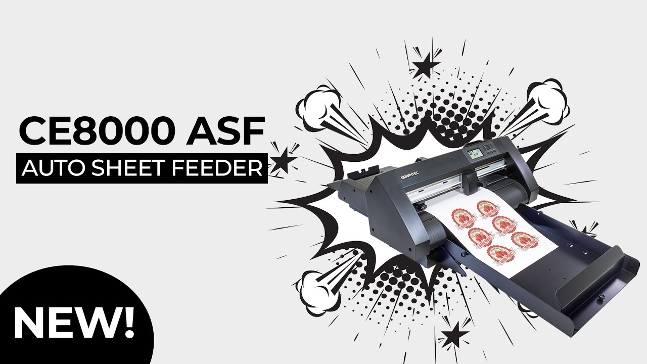 Boost Your Workflow with Graphtec CE8000-ASF: The Newest Automatic Sheet Feeding & Cutting Machine