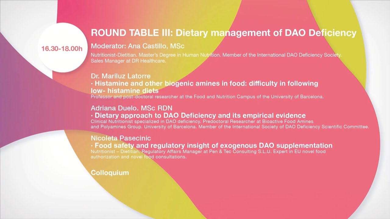 Dietary approach to DAO Deficiency and its empirical evidence (EN) -Congress´21