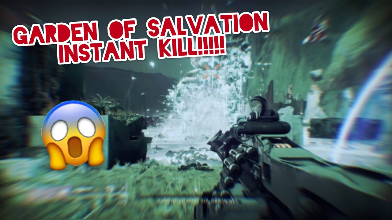 GARDEN OF SALVATION FINAL BOSS INSTANT KILL!!!!! (Witherhoard)
