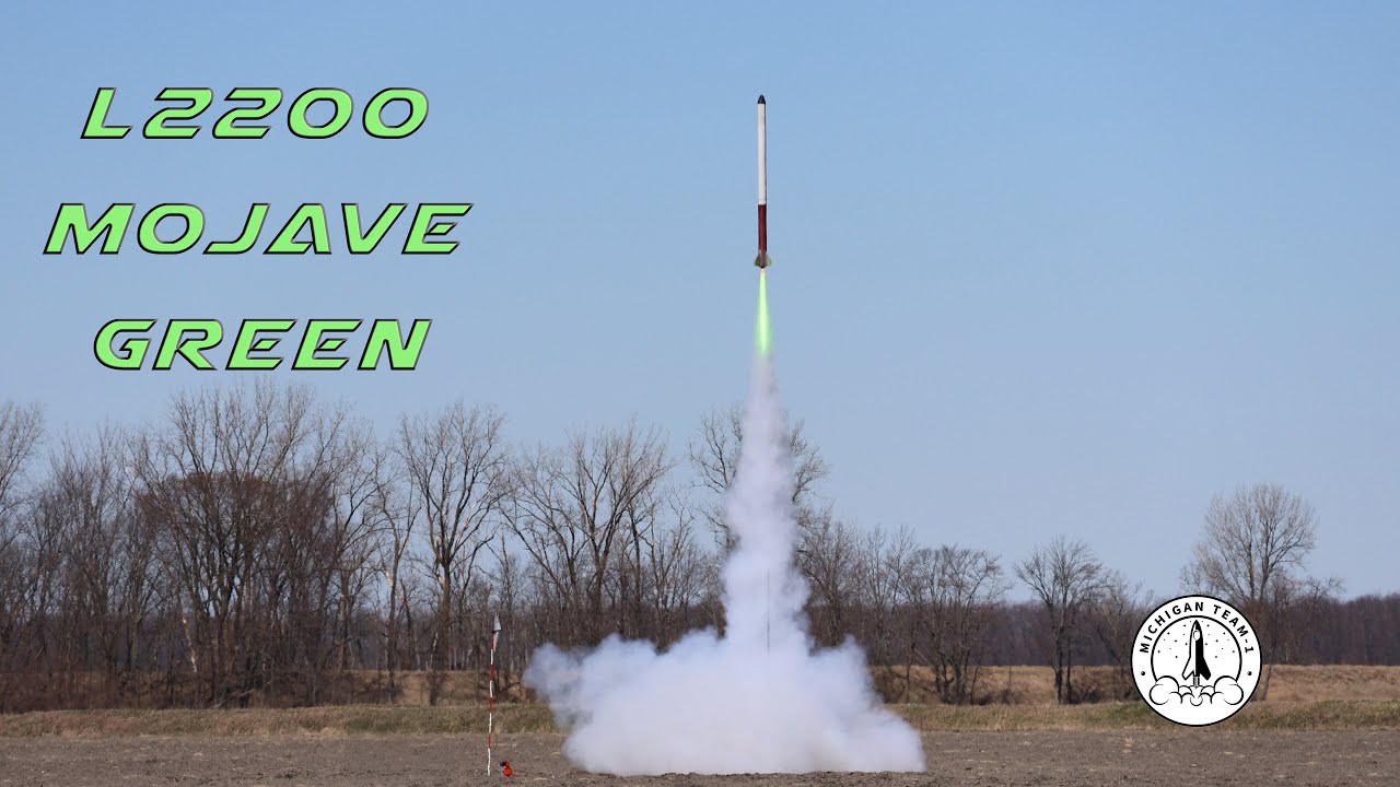 L2200 Mojave Green Launch by UT Rocketry