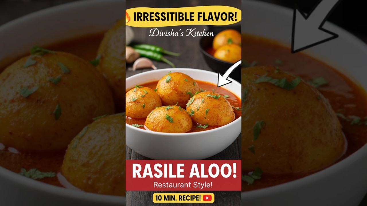 Restaurant Style Aloo Rasile at Home!#IndianRecipes Homestyle Aloo Rasile Recipe