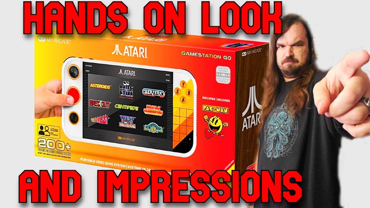 Taking A Look At The Atari Gamestation Go | Hands On And Impressions For A Retro Nostalgia Handheld