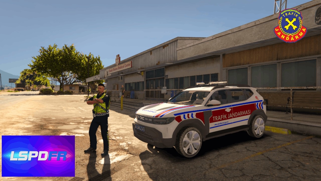 GTA V LSPDFR BÖLÜM (10) DACİA DUSTER JANDARMA TRAFİK BÜYÜK TIR KAZASI !!!