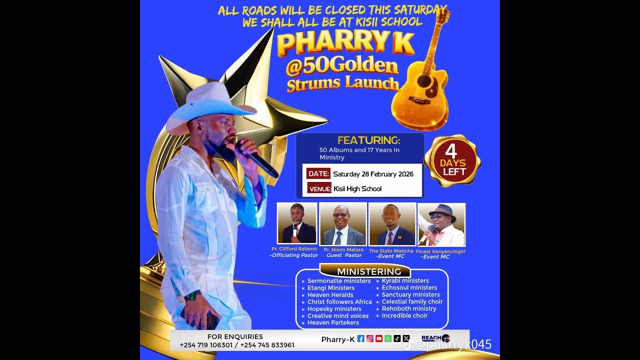 PHARRY K GOLDEN STRUMS LAUNCH