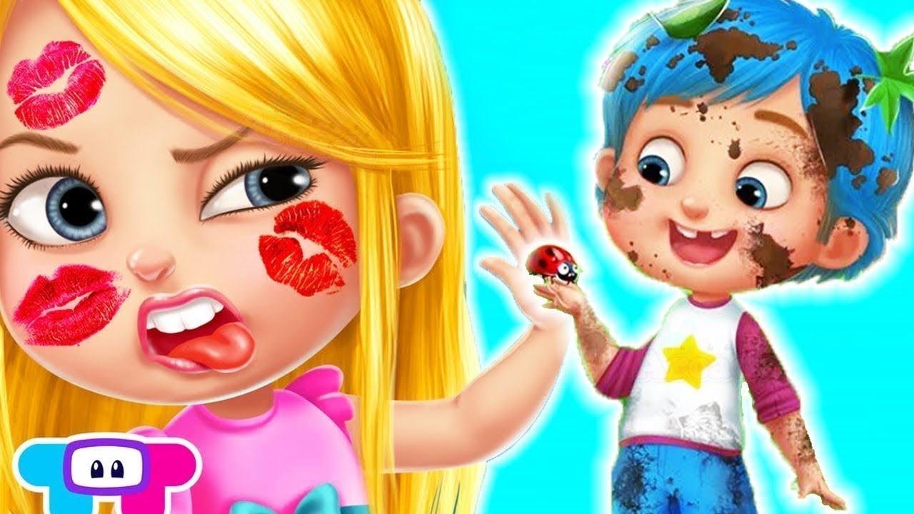 Fun Baby Care Детские игры - Сумасшедшая няня - Play Fun Bath Time, DressUp