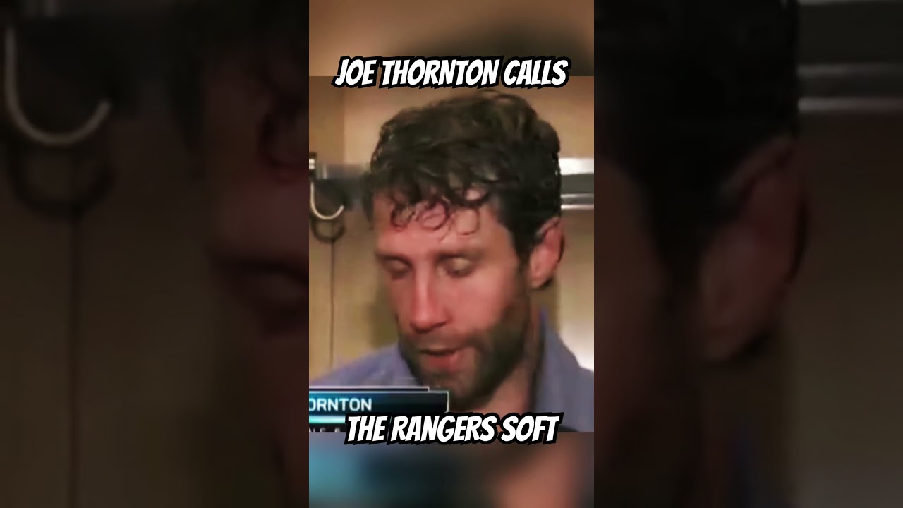 That time Joe Thornton called Torts and the #Rangers soft #shorts #shortsfeed #shortsvideo #nhl