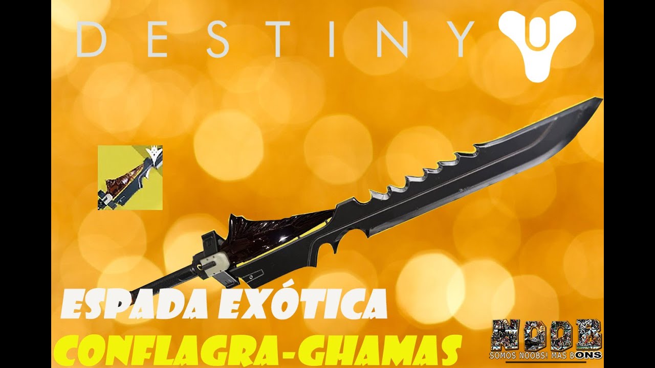 Destiny (PS4) - Espada Exótica: Conflagra-Chamas - Noobons