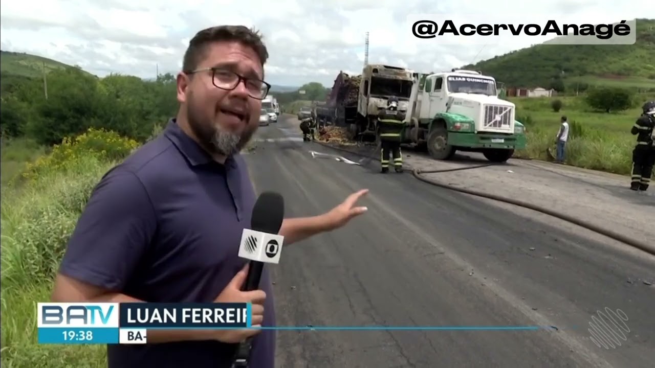 Acidente na Serra dos Pombos em Anagé dois veículos pegam fogo