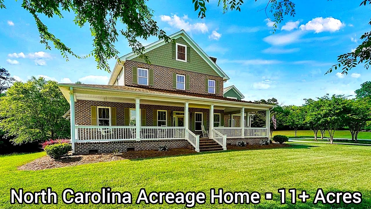 North Carolina Homes With Land For Sale | 11+ Acres | North Carolina Real Estate | Creek | Privacy