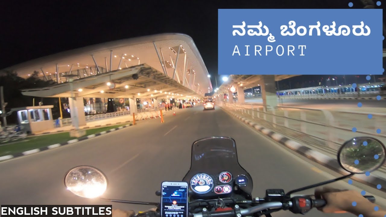 Bangalore Airport during night | Night out in bangalore | Kannada vlog