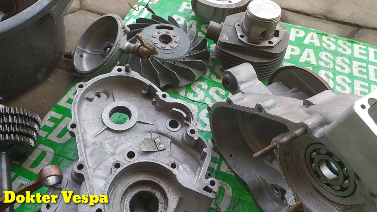 Perakitan mesin super as kecil di rubah jadi as besar dengan spek AJIVAS