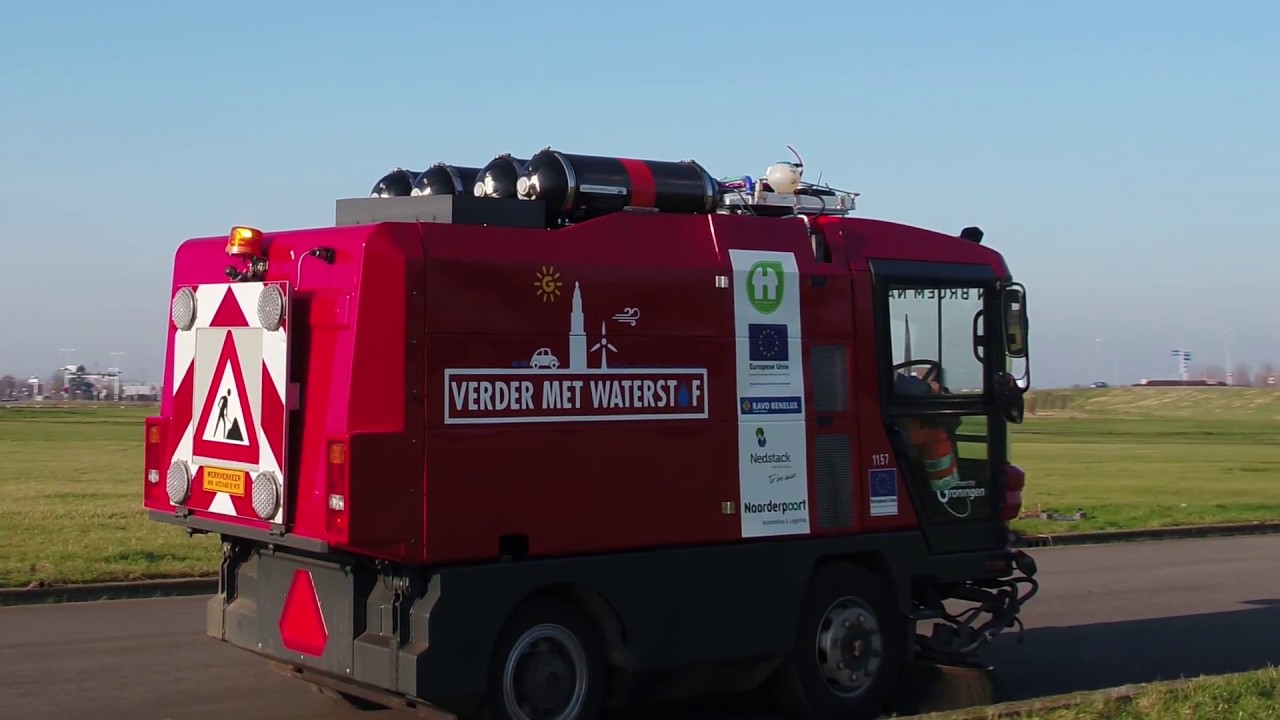 Waterstof Veegauto