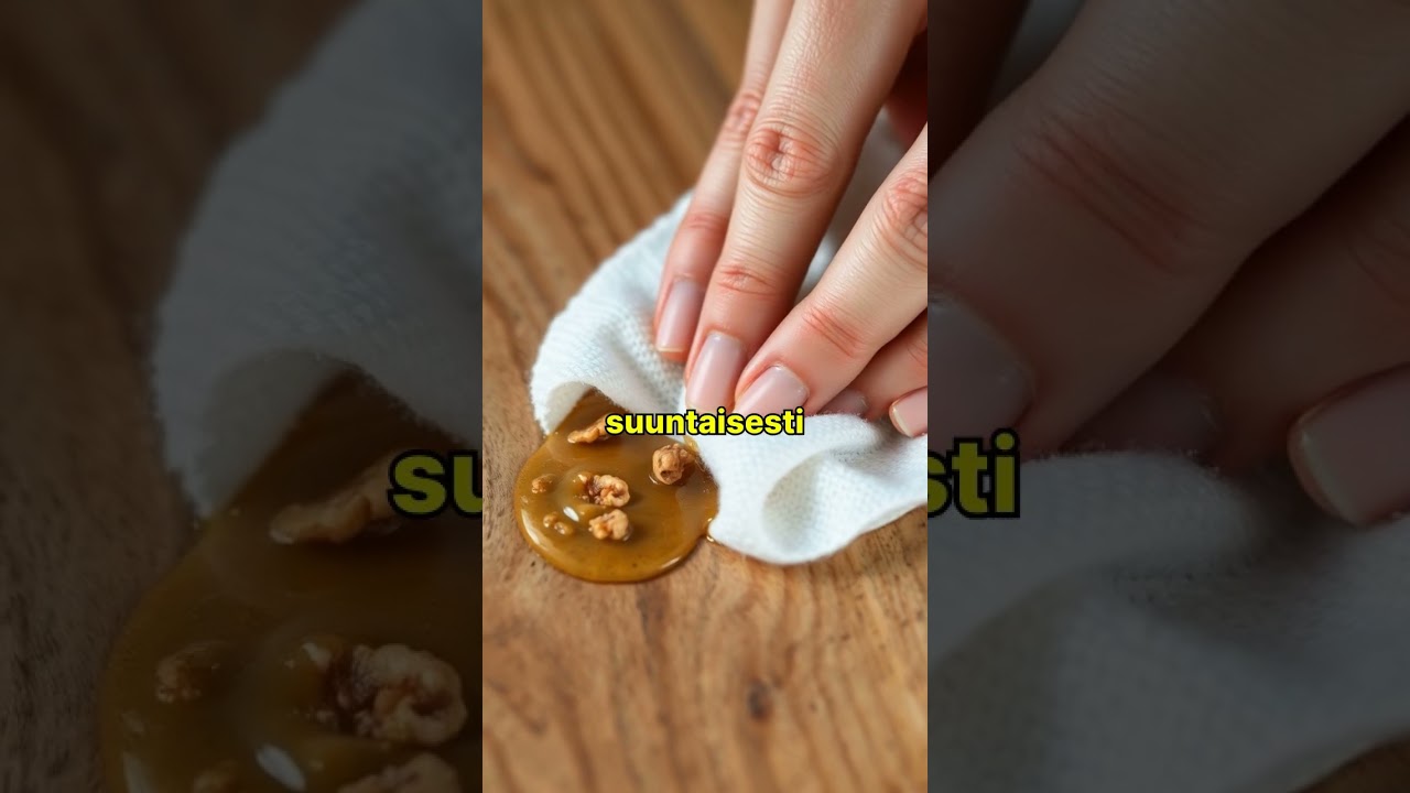 Korjaa puun naarmut helposti kotikonstein! 🛠️✨