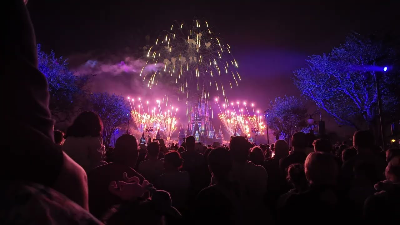 Disney Magic Kingdom Firework Show 11/25/2024