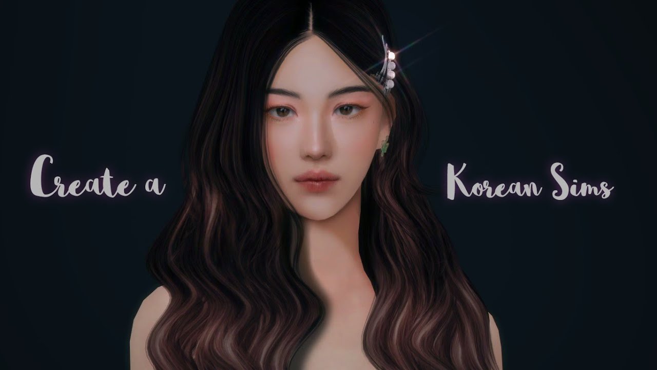 The Sims 4 CAS l Korean ulzzang Girl ❤ l +CClist and Tray file