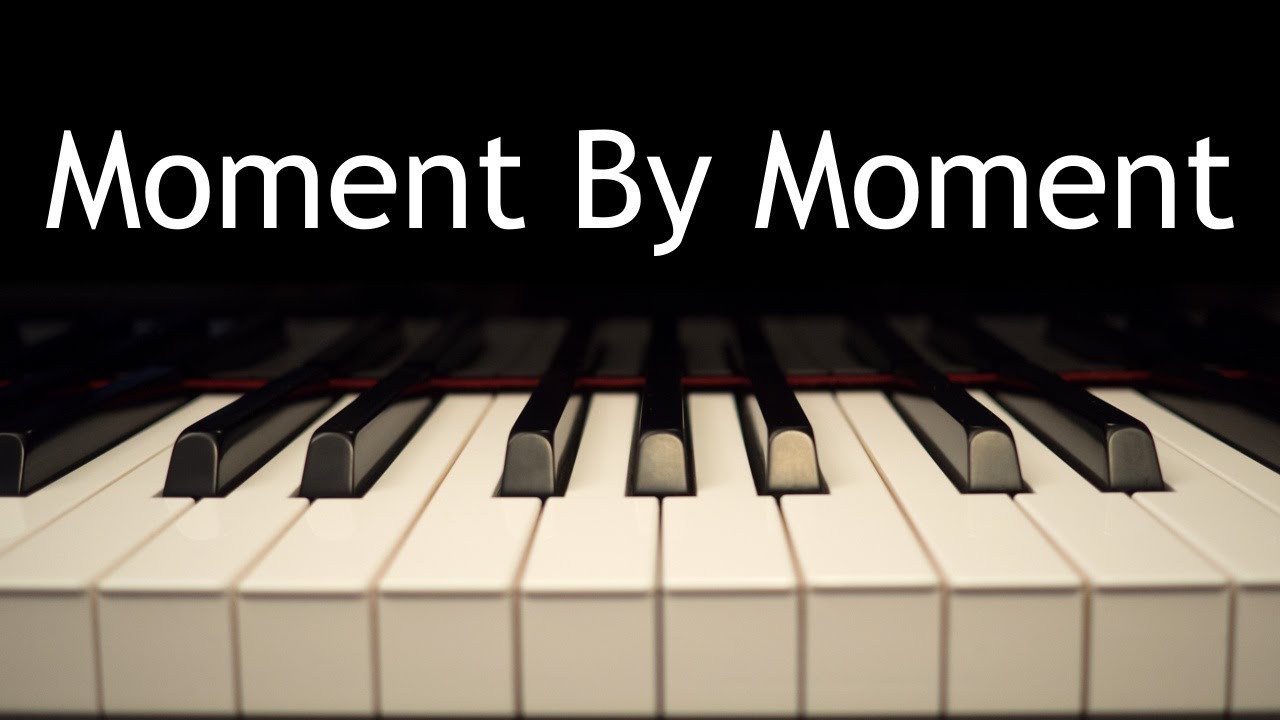 Moment By Moment - piano instrumental hymn with lyrics