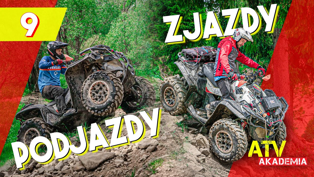 Zjazdy i podjazdy na quadach - poradnik o quadach / Odc. 9
