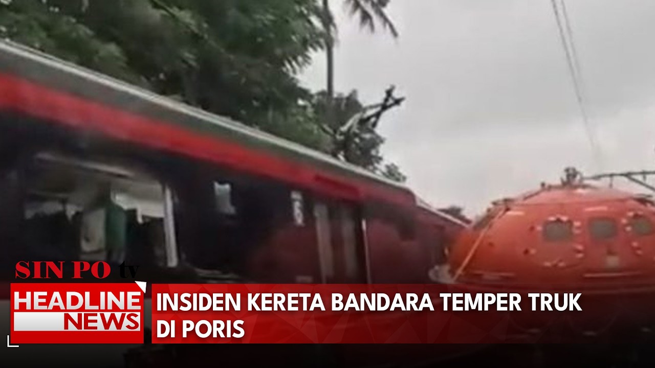 Insiden Kereta Bandara Temper Truk Di Poris