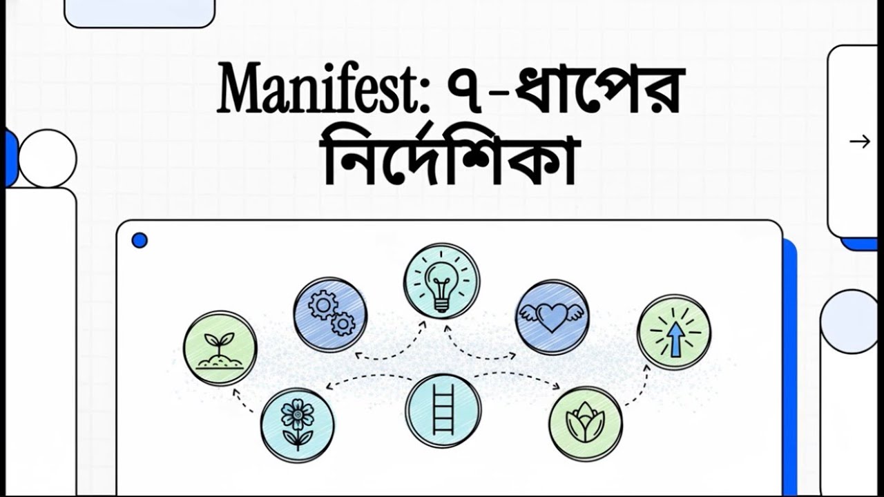 ✨ ম্যানিফেস্টেশন: জীবন পরিবর্তনের ৭টি ধাপ | Law of Attraction Explained Bangla