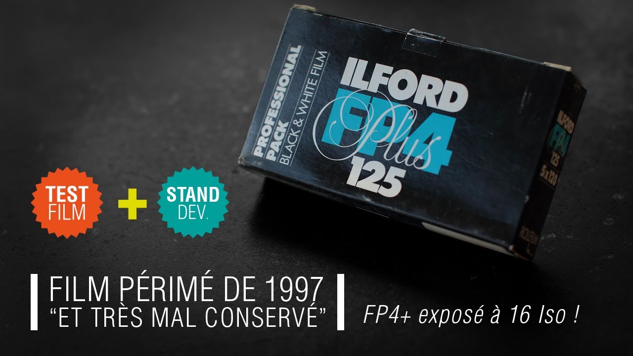 FILM PÉRIMÉ DE 1997 et très mal conservé : FP4+ exposé à 16 Iso ! (en format 120)