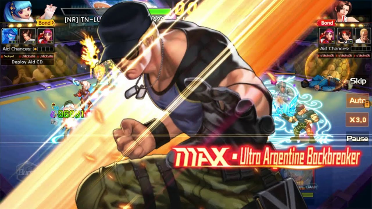 KOF'98 UM OL ♥ Team Nests vs Clark XV (awake. weapon)