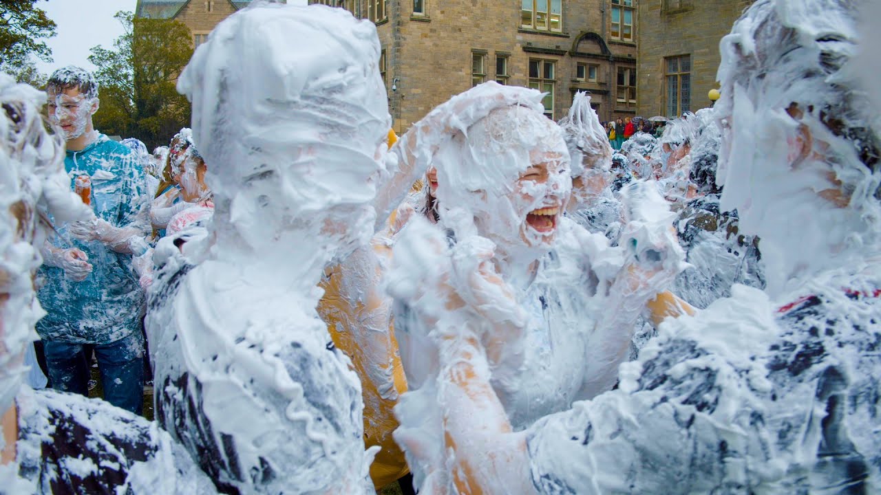 Raisin Foam Fight, 18 October 2021 - University of St Andrews