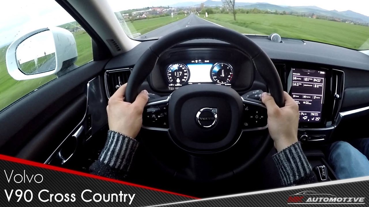 Volvo V90 Cross Country D5 POV Test Drive + Acceleration 0 - 200 km/h