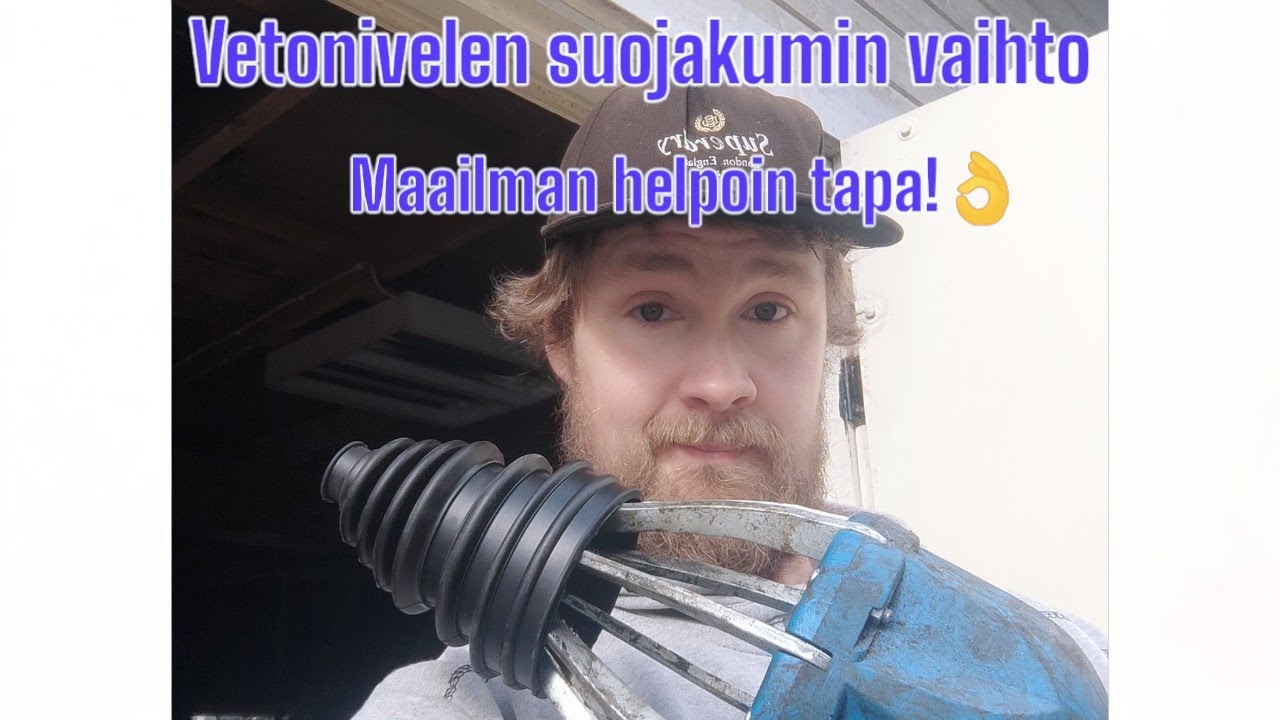 Maailman helpoin tapa vaihtaa vetonivelen suojakumi, paljon vinkkejä ja työkalun esittely 🚗😛