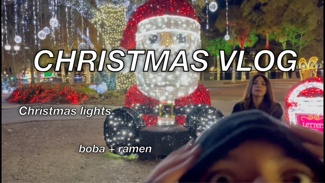 xmas lights ^_^ | running around seeing the lights