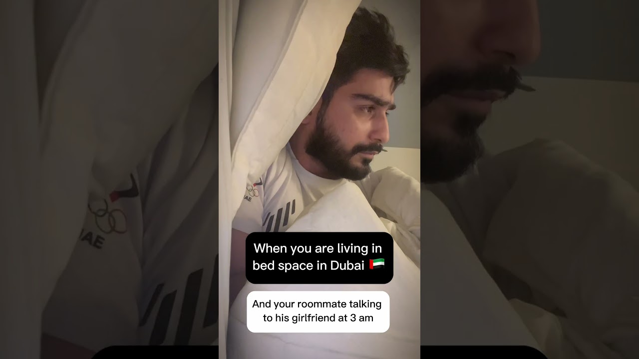 When You are living in bed space in Dubaj 🇦🇪😂