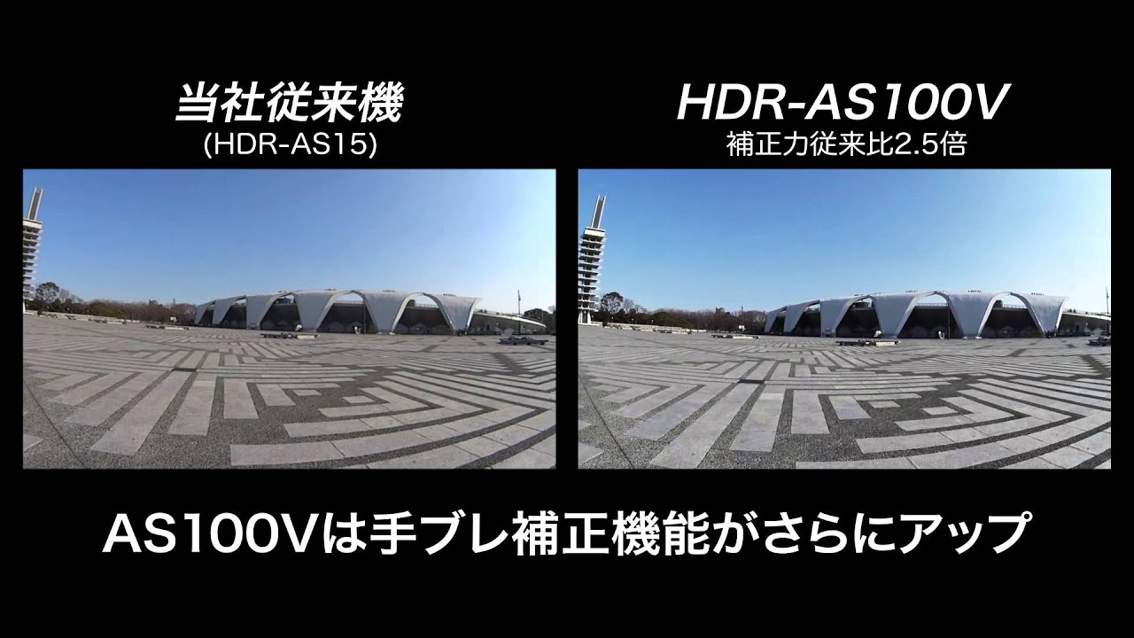 Action Cam HDR-AS100V 電子式手ブレ補正機能紹介編