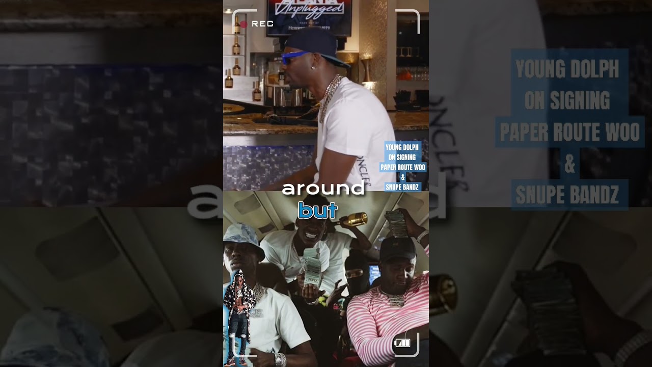 YOUNG DOLPH WHY HE SIGNED ARTISTS PAPERROUTE WOO & SNUPE BANDZ #shorts #shortvideo #youngdolph