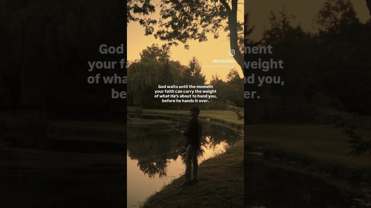 His timing is perfect
