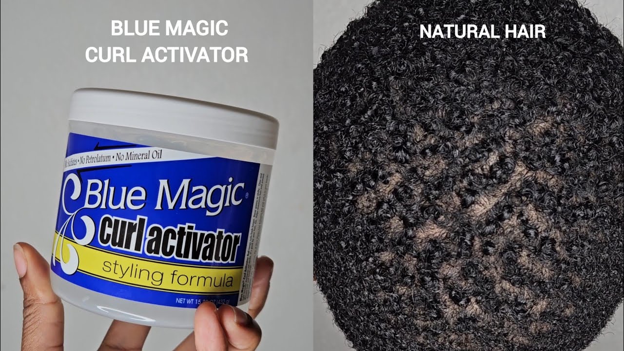 Blue Magic curl activator review on short natural hair