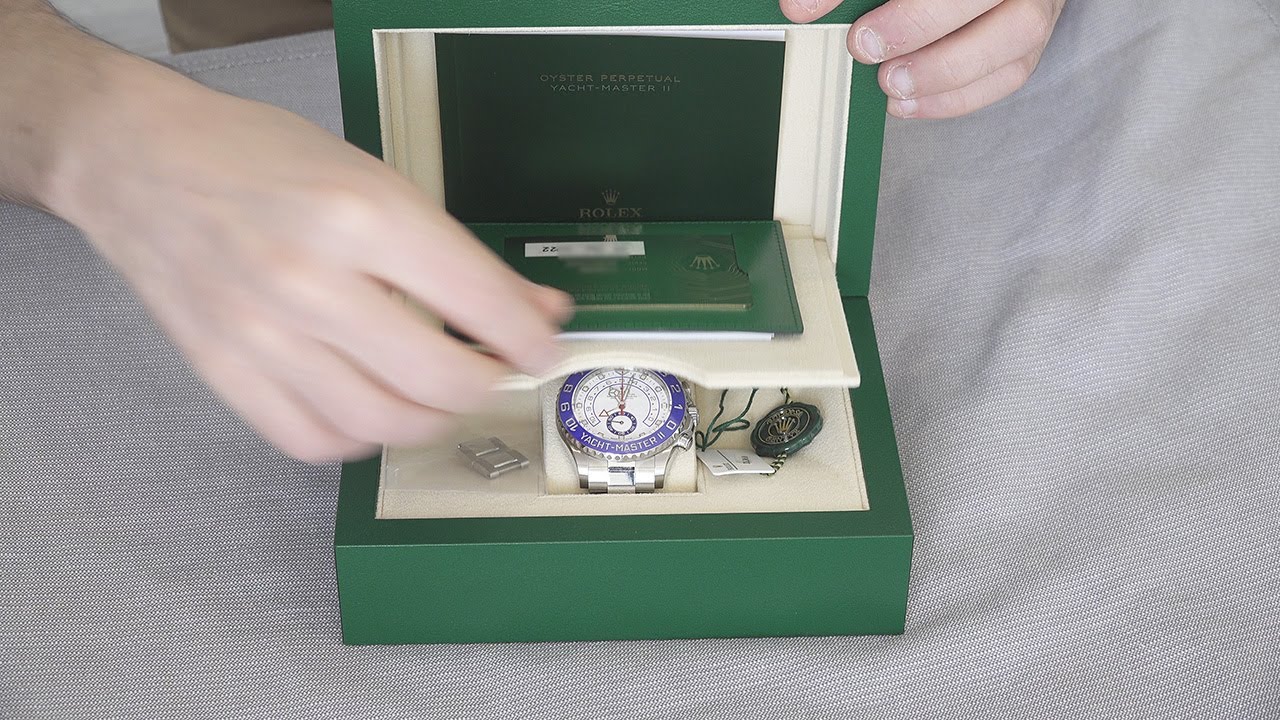 Unboxing Rolex Yacht-Master II Watch