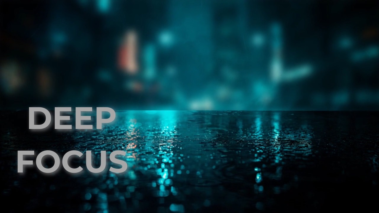 Deep Focus – Blue Night Soundscape for Work (60min)