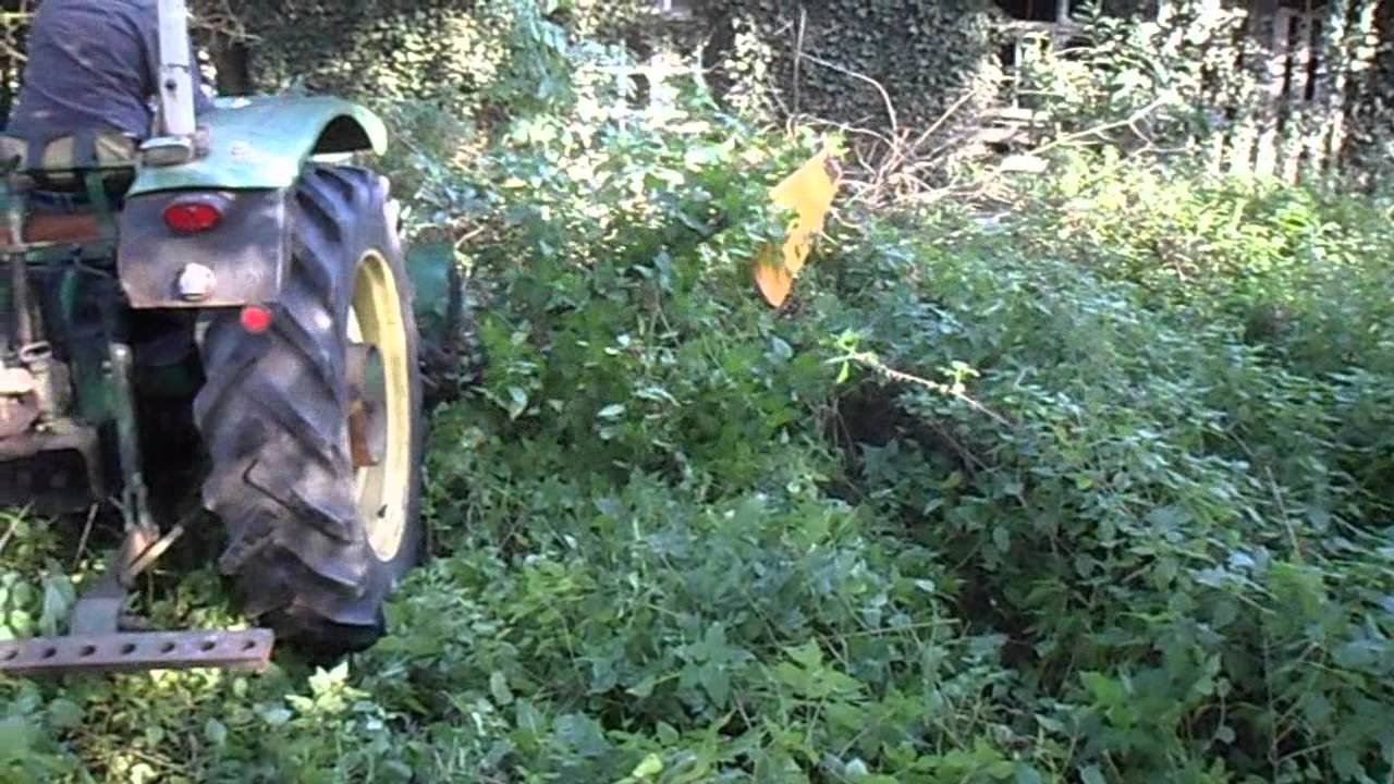 John Deere Lanz 500 - erster Mähbalken test