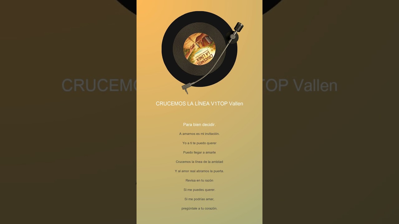 CRUCEMOS LA LÍNEA V1TOP Vallenato
