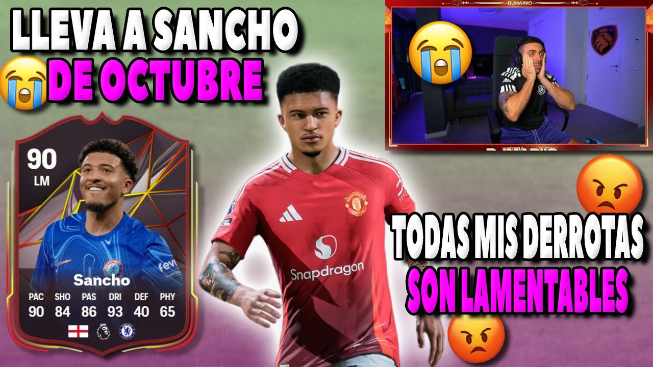 DjMaRiiO PIERDE CONTRA RIVAL NPC con SANCHO | Lloros y Enfados FC 25